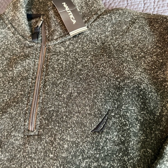 New Nautica Quarter Zip Pullover, Men’s L - Picture 6 of 6